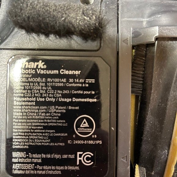 Shark robot vacuum rv-1001ae - Picture 4 of 7